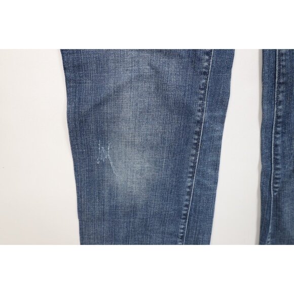 Vtg 90s Y2K American Eagle Outfitters Womens 8 Babydoll Flared Wide Leg Jeans - Picture 6 of 16